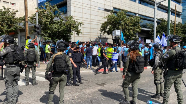 הפגנת מבקשי מקלט מאריתראה בתל אביב (צילום: אבשלום ששוני)