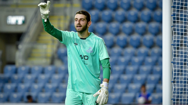 עומר כץ שוער הפועל פתח תקוה (צילום: אריאל שלום)