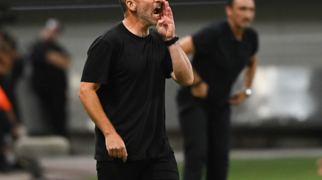 רן קוז'וך, מאמן מכבי נתניה (צילום: ברני ארדוב)