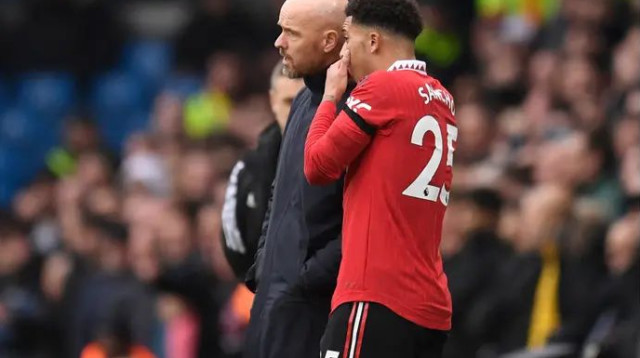 לא שקט. סאנצ'ו וטן האח (צילום: GettyImages, OLI SCARFF/AFP)