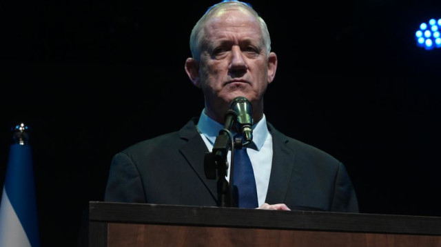 בני גנץ (צילום: אבשלום ששוני)