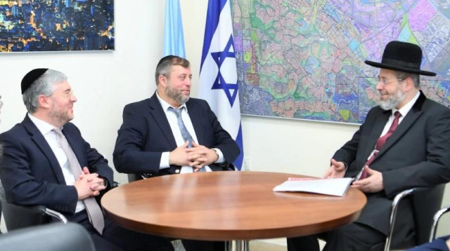 הרב הראשי דוד לאו (צילום: ראובן כהן)