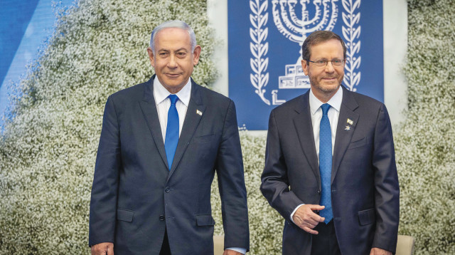 יצחק הרצוג, בנימין נתניהו (צילום: יונתן זינדל, פלאש 90)