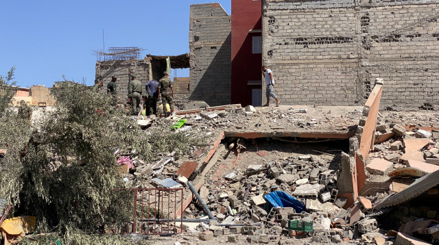 נזקי רעידת האדמה במרוקו (צילום:  REUTERS/Abdelhak Balhaki)