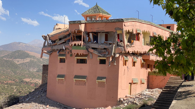 רעידת האדמה במרוקו (צילום:  REUTERS/Abdelhak Balhaki)