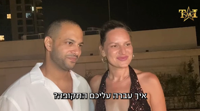 תומר בדוג ויואנה בויב (צילום: שי רגב)