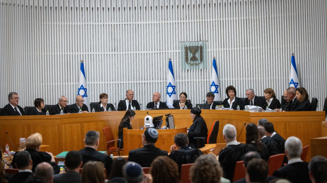 דיון הסבירות בבג"ץ (צילום: יונתן זינדל, פלאש 90)