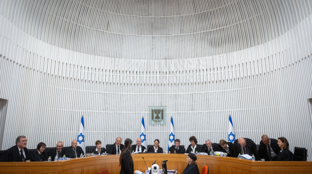 בג"ץ (צילום: יונתן זינדל, פלאש 90)