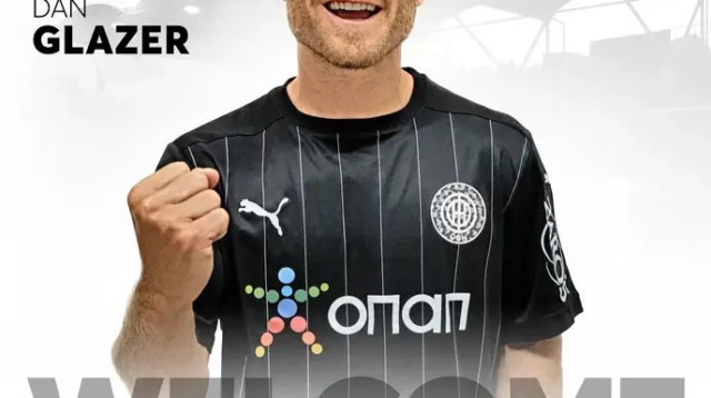 ליגיונר חדש. דן גלזר (צילום: אתר רשמי, אופי כרתים)