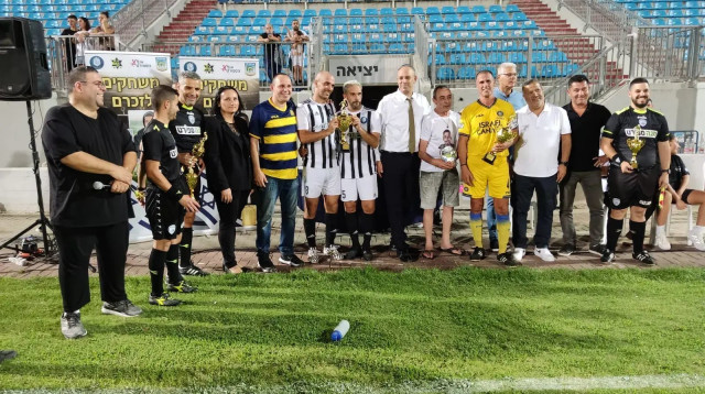 משחק לזכר בראל חדריה ועמית בן יגאל (צילום: יובל בוסין - ליגה משלנו)