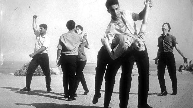 גברי בנאי ולהקת התרנגולים (צילום: במחנה,באדיבות נעמי פולני)