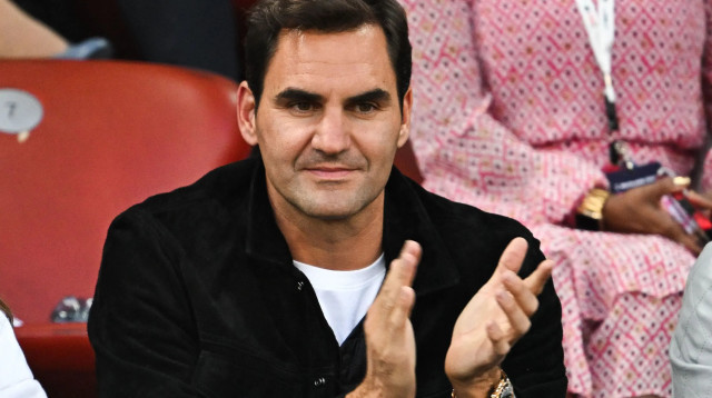 טניסאי העבר רוג'ר פדרר (צילום: GettyImages, FABRICE COFFRINI/AFP)