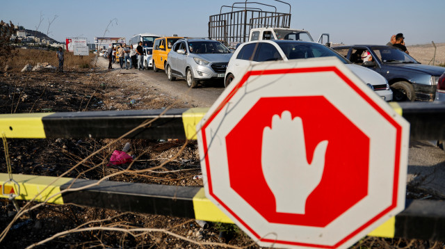 מחסום ביהודה ושומרון (צילום: REUTERS/Raneen Sawafta)