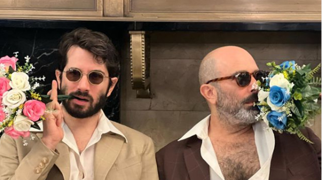 רן דנקר ובעלו איתי וייזר. (צילום: צילום מסך אינסטגרם)