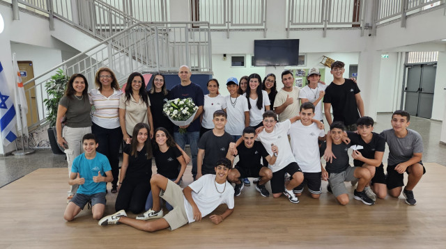 תלמידים בבית ספר באור יהודה (צילום: דוברות עיריית אור יהודה)