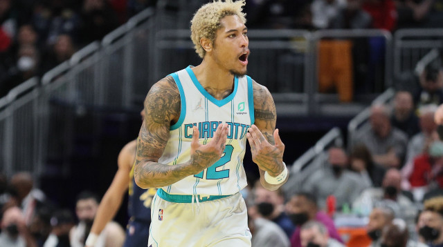 10 שלשות, מהספסל. אוברה (צילום: GettyImages, Andy Lyons)