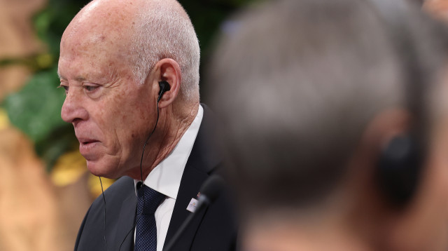 נשיא טוניסיה קייס סעיד (צילום:  Kevin Dietsch/Getty Images))