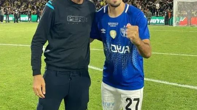 עם הבן לאון (צילום: יחצ)