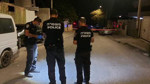 זירת האירוע בחורה (צילום: דוברות המשטרה)