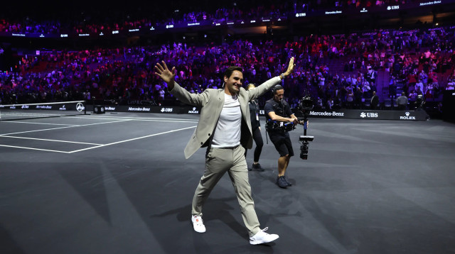טניסאי העבר השוויצרי רוג'ר פדרר (צילום: GettyImages, Clive Brunskil)