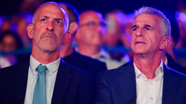 דוד ברנע, רונן בר (צילום: יונתן שאול, פלאש 90)