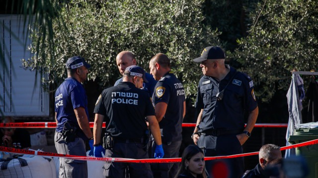 זירת הרצח בבסמת טבעון (צילום: שיר תורם פלאש 90)