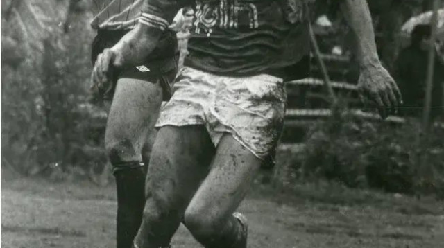 הסמל של יהוד. ישראל ששון בתחילת שנות ה-80 (צילום: מעריב, נאור רהב)