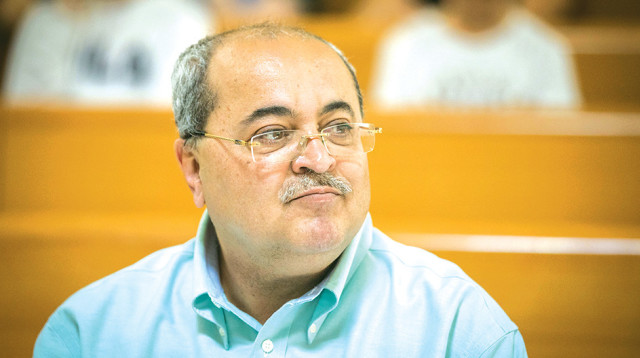 אחמד טיבי (צילום: יונתן זינדל, פלאש 90)