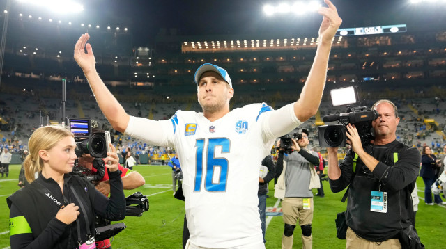 שחקן דטרויט ליונס ג'רד גוף (צילום: GettyImages, Patrick McDermott)