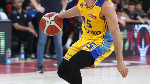 תמיר בלאט, שחקן מכבי תל אביב (צילום: דני מרון)