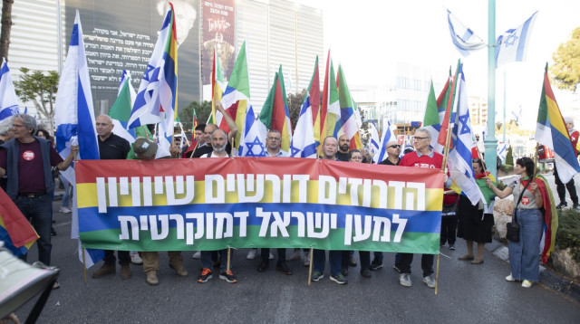 מחאת הדרוזים (צילום: אמיר חניפס)