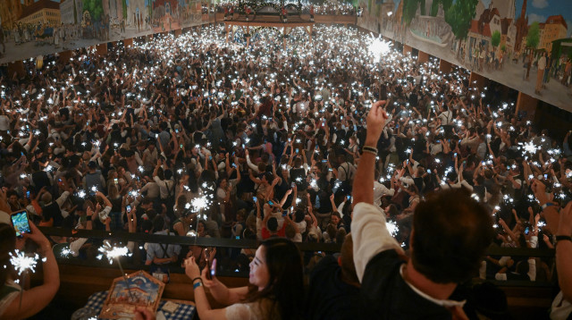 חגיגות אוקטוברפסט במינכן (צילום: REUTERS/Angelika Warmuth)