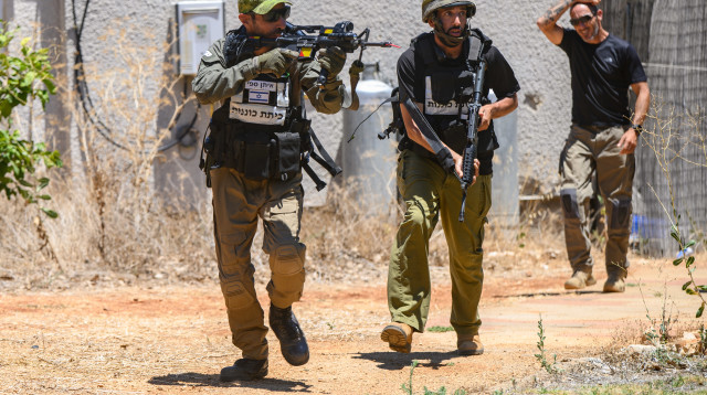 כיתת כוננות רבשצים קיבוץ מלכיה  (צילום: אייל מרגולין, פלאש 90)