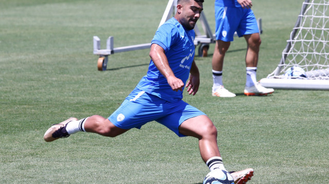 מוחמד אבו פאני, קשר נבחרת ישראל (צילום: דני מרון)