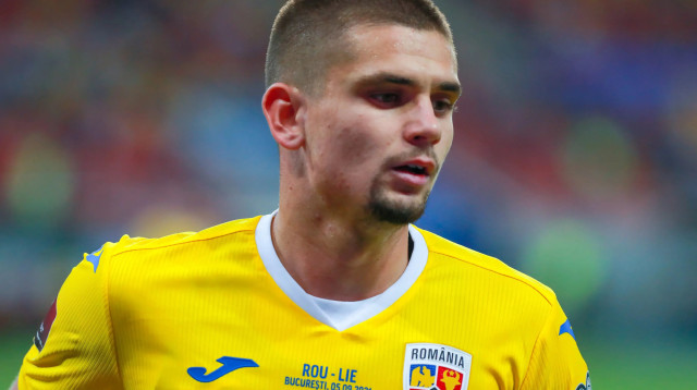 שחקן נבחרת רומניה רזבאן מרין (צילום: GettyImages, Vasile Mihai-Antonio)