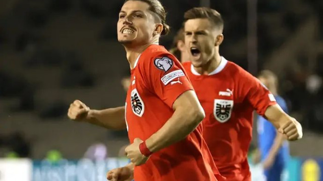 זאביצר העניק לאוסטריה את הכרטיס (צילום: רויטרס)