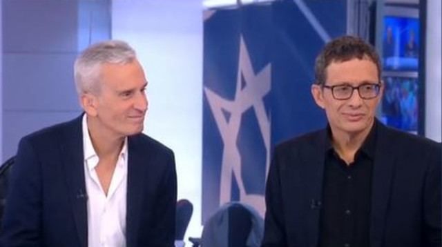 ארז טל, אברי גלעד (צילום: צילום מסך קשת 12)