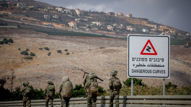 כוחות צה"ל בגבול לבנון (צילום: David Cohen/Flash90)