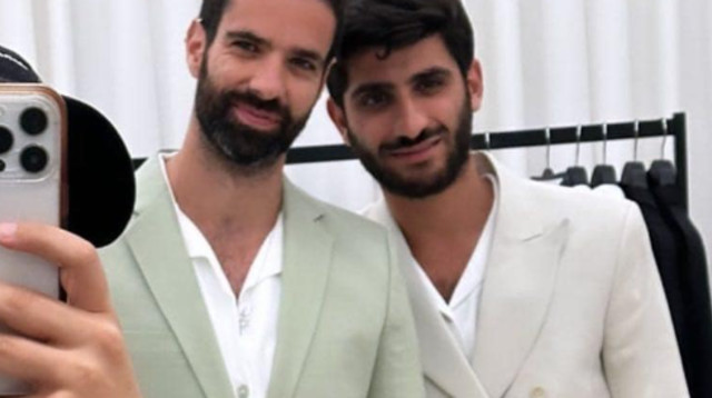 סרן שגיא גולן ז"ל ובן זוגו עומר (צילום: מתוך פייסבוק)