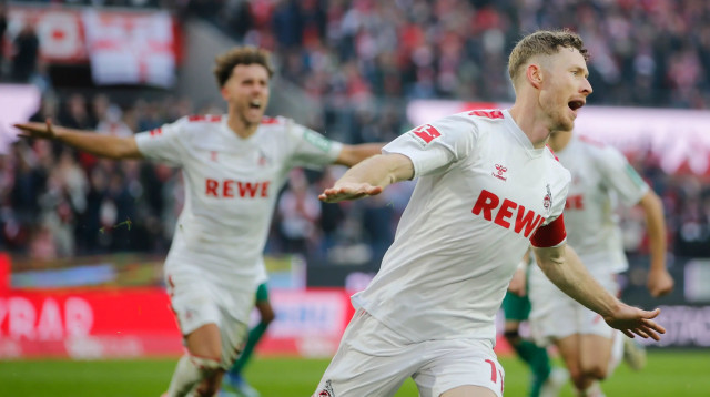 פלוריאן קיינץ, שחקן קלן חוגג (צילום: GettyImages, Leon Kuegeler)