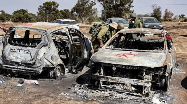 הטבח המזעזע בעוטף עזה (צילום: Getty Images / Stringer)