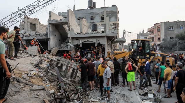 הריסות בעזה (צילום:  Abed Rahim Khatib/Flash90     )