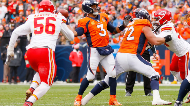 שחקן דנבר ברונקוס ראסל וילסון (צילום: GettyImages, Justin Edmonds)