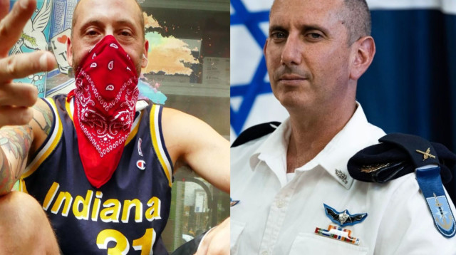 דובר צה"ל תת אלוף דניאל הגרי וגילי מוסינזון (צילום: דובר צה"ל,אביב חופי)