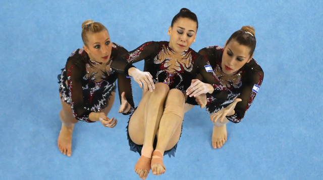 נבחרת ישראל אקרובטיקה (צילום: GettyImages, Michael Steele)