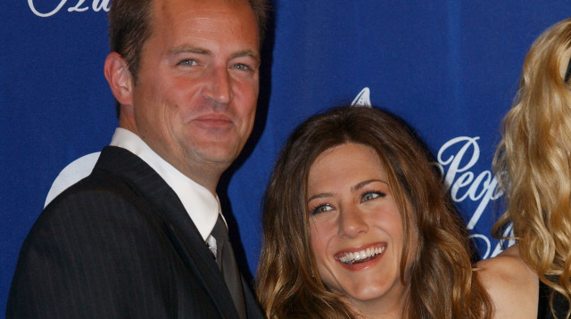 ג'ניפר אניסטון, מת'יו פרי (צילום: Jon Kopaloff/Getty images)