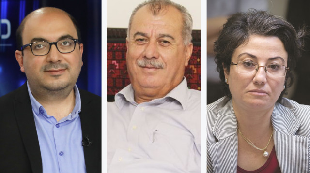 חנין זועבי, מוחמד ברכה, סמי אבו שחאדה  (צילום: מרק ישראל סלם,דמיאן קמפל,מרים אלסטר פלאש 90)