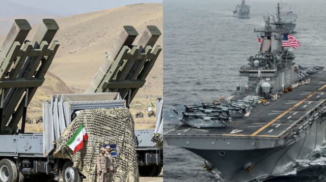 צבא ארה"ב מול צבא איראן (צילום: WANA (West Asia News Agency) via REUTERS,Craig Z. Rodarte/Handout via Reuters)