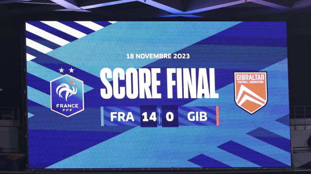 נבחרת צרפת נגד נבחרת גיברלטר 0:14 לוח תוצאות (צילום: GettyImages)