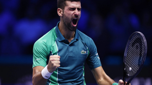 נובאק ג'וקוביץ' טניסאי סרבי, זוכה טורניר גמר הסבב (צילום: רויטרס)